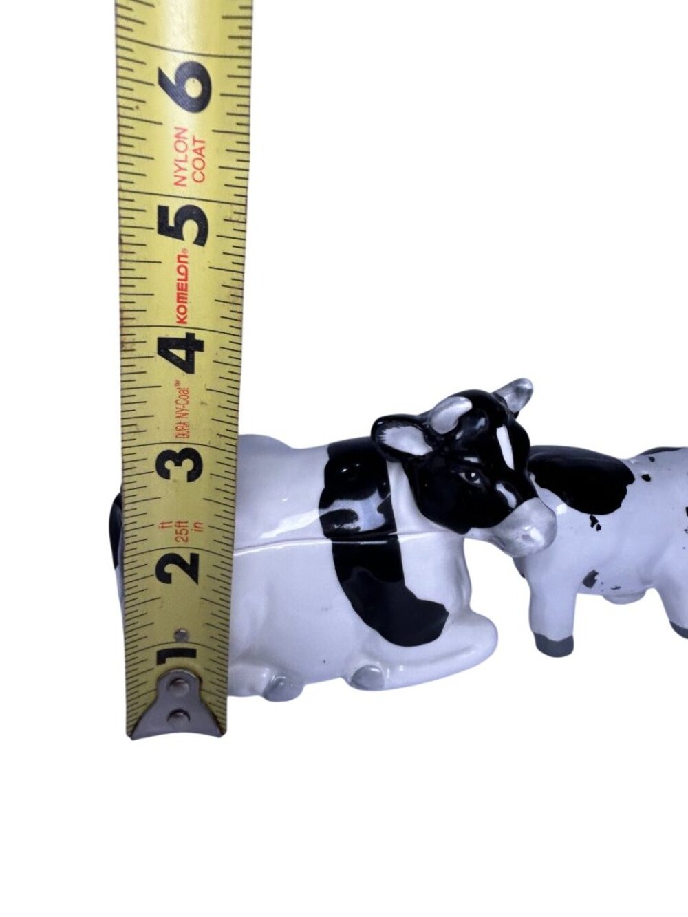VTG Cow Themed Ceramic Dish & Salt Pepper Shakers Set Farmhouse Kitchen Cottage - Picture 11 of 11